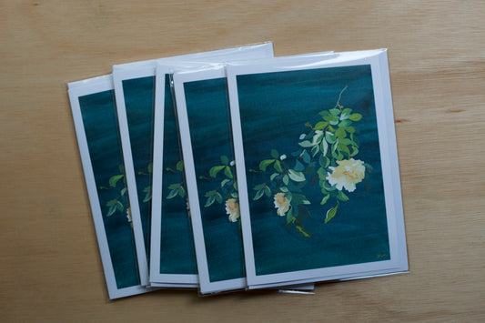 Greetings card set - Garden Roses